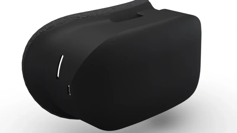 LuminoMind — vue avant 2 Face avant de l'appareil LuminoMind, vue de côté