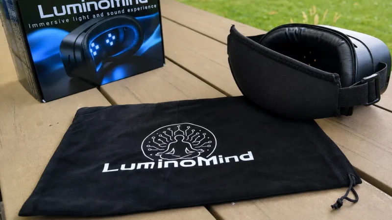 LuminoMind — boîte Boîte de l'appareil LuminoMind, emballage du produit